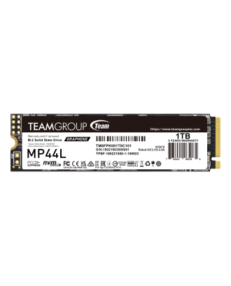 TEAM GROUP M.2-2280 PCI-E Gen4x4 MP44L 1TB RETAIL NVMe