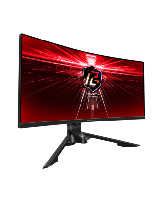 ASRock Phantom PG34WQ15R3A VA 34 inch WQHD Curved Gaming Monitor