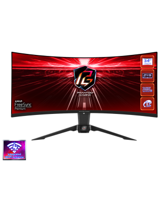 ASROCK CURVED GAMING MONITOR WQHD WI-FI 01MS 165Hz