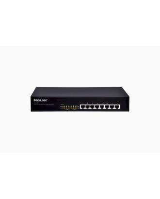 PROLiNK 8-Port Gigabit PoE Ethernet Switch PSG801P